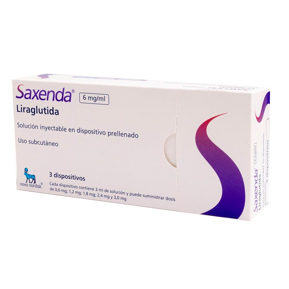 Saxenda 6 mg/ml Solución Inyectable (CAJA 3 UN)