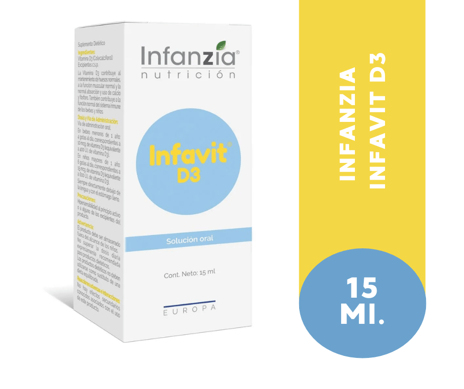 Infanzia Infavit D3 Solución Oral - 15 Ml