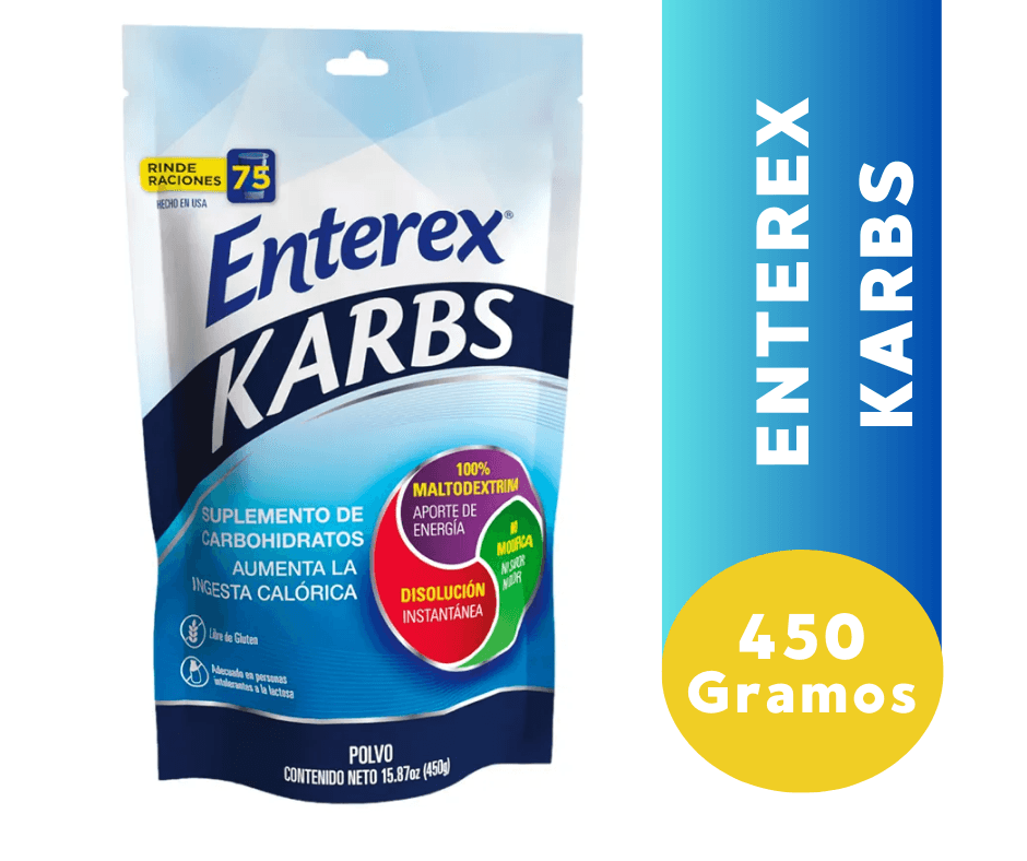 Enterex Karbs - 450 Gramos (Polvo)