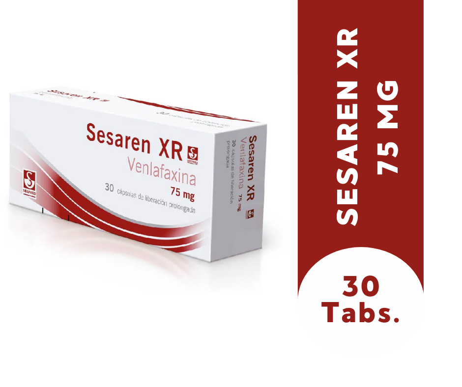 Sesaren XR 75 mg - 30 Cápsulas