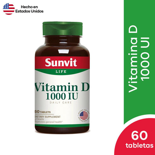 Vitamin D 1000 IU - 60 Tabletas
