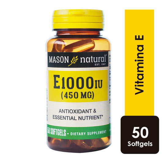 Vitamina E 1000UI  - 50 Cápsulas Blandas