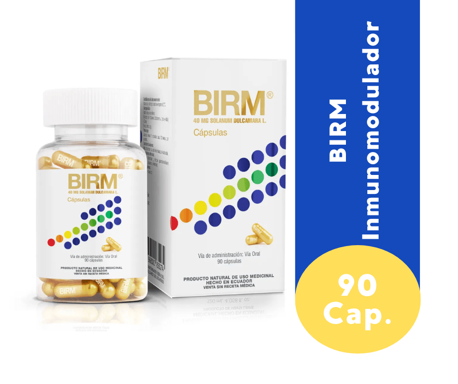 BIRM Inmunomodulador 40 mg -  90 Cápsulas