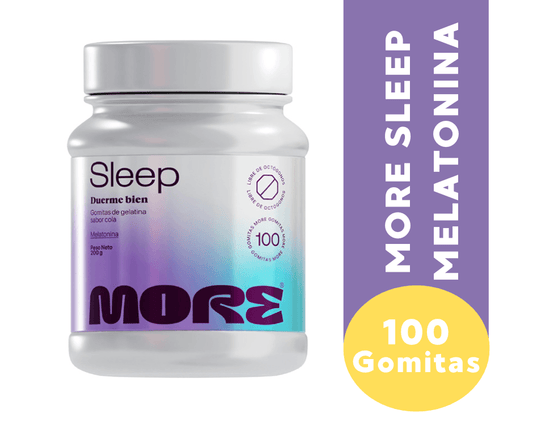 Gomitas More Sleep Melatonina - 100 gomitas