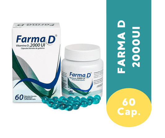 Farma D 2000UI - 60 Cápsulas blandas
