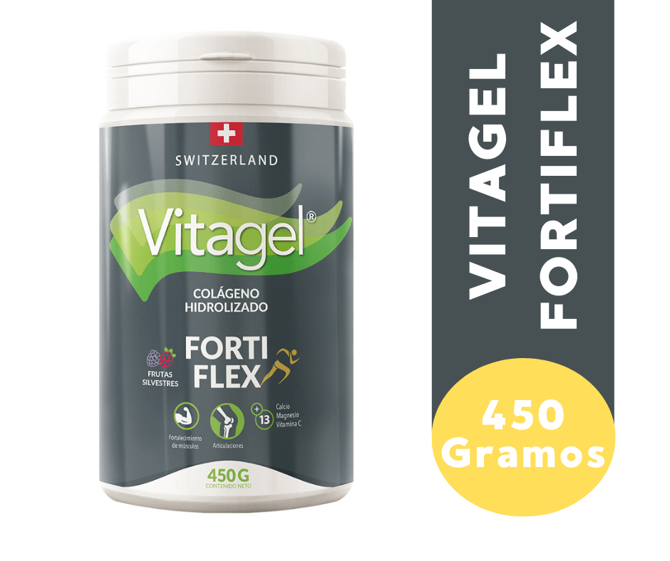 Vitagel Colágeno Hidrolizado Fortiflex Polvo - 450 Gramos