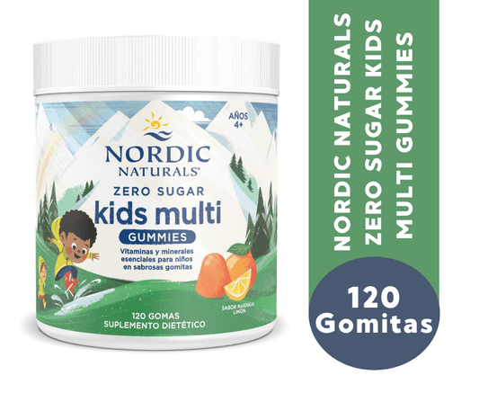 Nordic Naturals Zero Sugar Kids Multi Gummies - 120 Gomitas