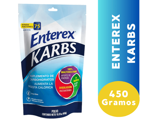 Enterex Karbs - 450 Gramos (Polvo)