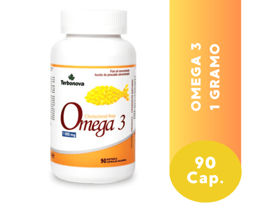 Omega 3 1,000mg Cápsula (FRASCO 90 UN)
