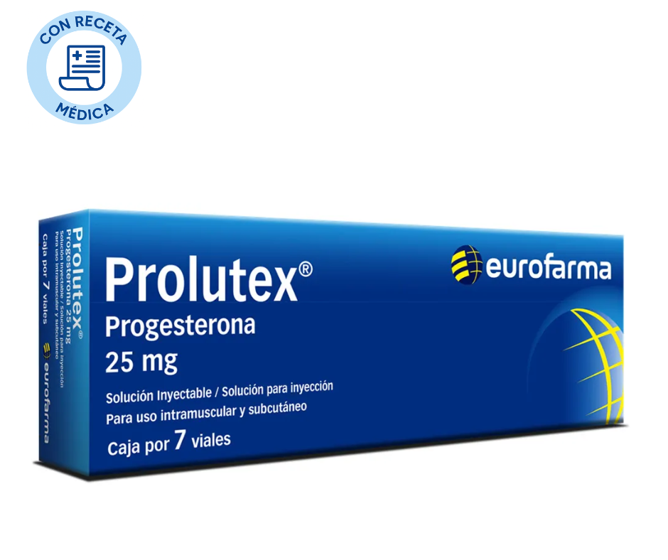 Prolutex 25 mg Solución Inyectable - 7 Viales
