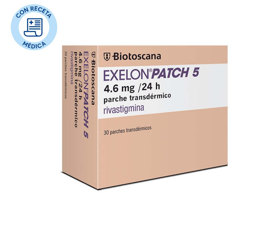 Exelon Patch 5. 9mg (4.6mg/24h) - 30 Parches Transdérmicos